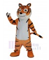 Friendly Tiger Mascot Costume Cartoon