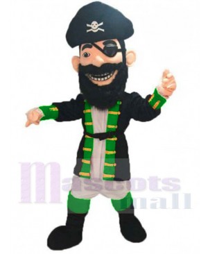Domineering Blackbeard Pirate Mascot Costume People