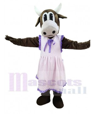 Ms.Buttercup Cattle Mascot Costume Animal