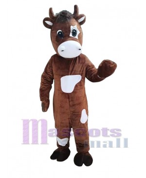 Simmental Mascot Costume Steer Cow