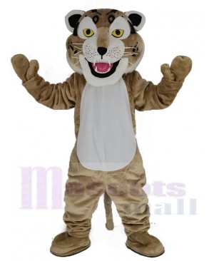 Brown Bobcat Mascot Costume Animal
