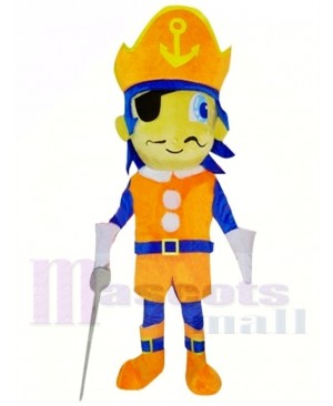 Pirate Boy Mascot Costume 