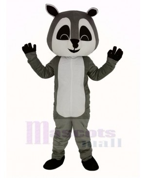 Gray Raccoon Mascot Costume Adult