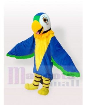 Blue and Yellow Parrot Bird Mascot Costume Animal