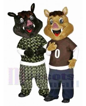 Boar Brothers Mascot Costume