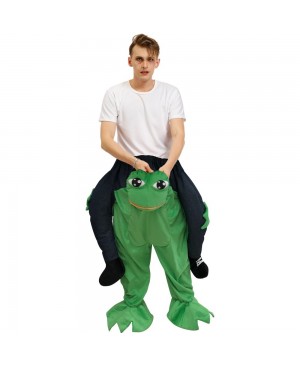 Big Eyes Frog Carry me Ride on Halloween Christmas Costume for Adult 