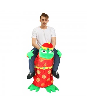 Rich Frog Carry me Ride on Halloween Christmas Costume for Adult 
