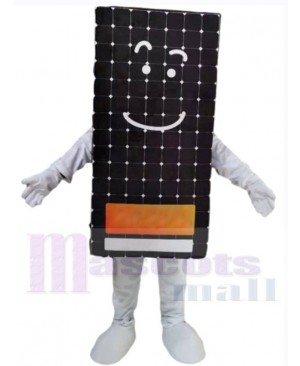 Solar Panel Mascot Costume Cartoon