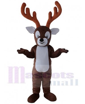 Friendly Reindeer Mascot Costume For Adults Mascot Heads