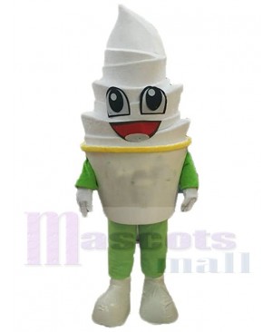 Happy Ice Cream Mascot Costume Cartoon