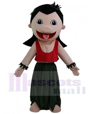 Cute Lilo Pelekai Girl Mascot Costume Cartoon