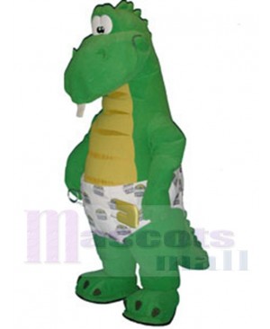 Green Baby Dinosaur Mascot Costume Animal
