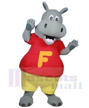 Flippo Hippo Mascot Costume Animal