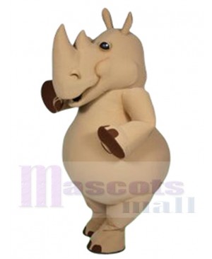 Cute Rhino Mascot Costume Animal