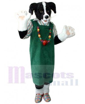 Miss Bindergarten Dog Mascot Costume Cartoon