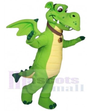 Green Frolic Dragon Mascot Costume Animal