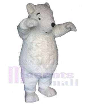 Lars Polar Bear Mascot Costume The Little Polar Bear Cartoon