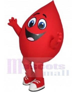 Buddy the Blood Drop Mascot Costume Cartoon