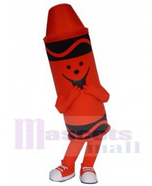 Red Crayola Crayon Mascot Costume Cartoon