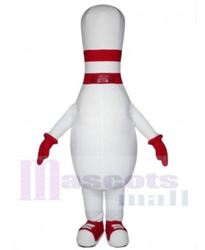 Kings Bowling Pin Mascot Costume Cartoon