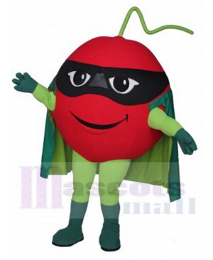 Righteous Super Cherry Mascot Costume Cartoon