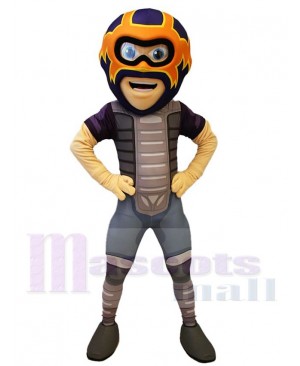 Masked Racer Mascot Costume For Adults Mascot Heads