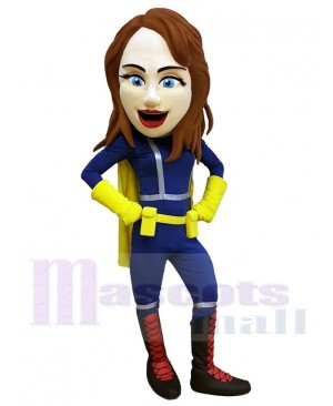 Female Firefighter Mascot Costume For Adults Mascot Heads
