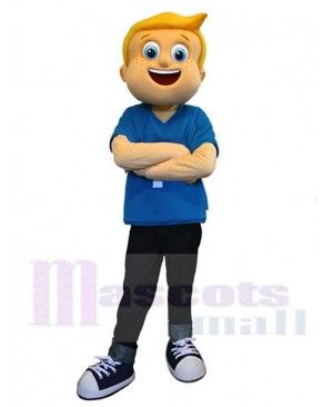Happy Boy Mascot Costume For Adults Mascot Heads
