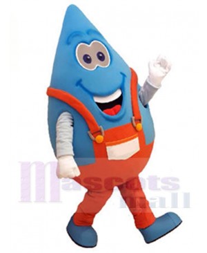 Happy Water Drop Mascot Costume For Adults Mascot Heads