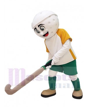 Cute Hockey Boy Mascot Costume People