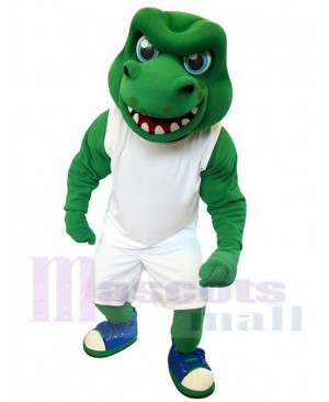 Green Sport Crocodile Mascot Costume Animal