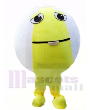 Cartoon Tennis Ball Mascot Costume 