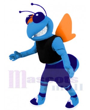 Funny Hornet Mascot Costume Animal in Black Vest