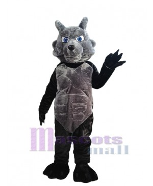 Powerful Muscle Wolf Mascot Costume Animal