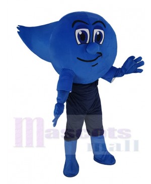Royal Blue Comet Mascot Costume Cartoon