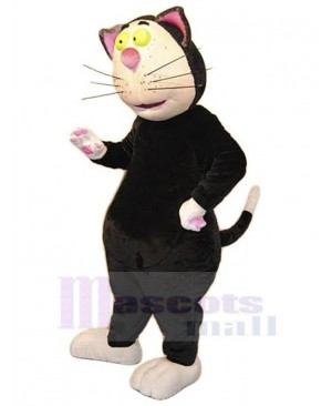 Funny Black Cat Mascot Costume Animal