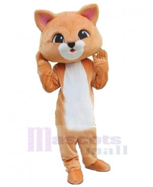 High Quality Cute Orange Cat Mascot Costume Animal