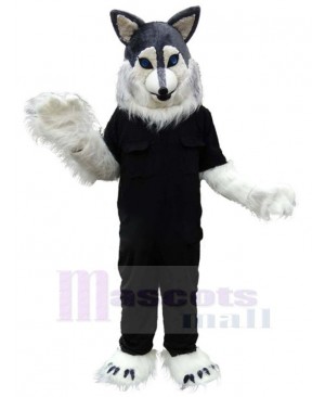 High Quality Plush Wolf Husky Mascot Costume Animal