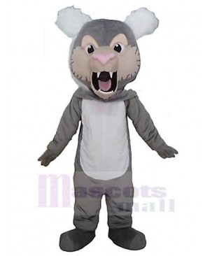 Ferocious Gray Tiger Mascot Costume Animal