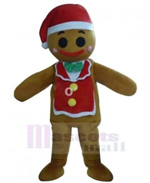 Christmas Snowman Gingerbread Mascot Costume