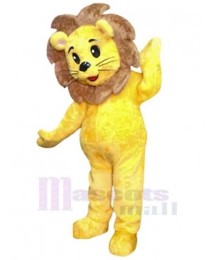 Yellow Baby Lion Mascot Costume Animal