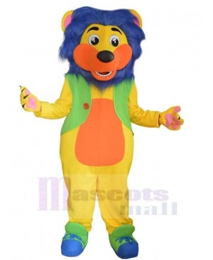 Colorful Lion Mascot Costume Animal