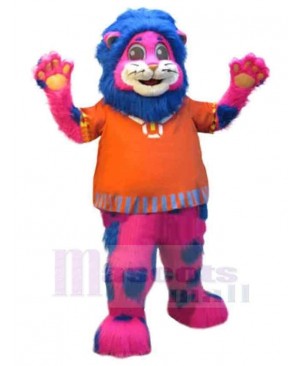 Colorful Fat Lion Mascot Costume Animal
