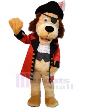 Pirate Lion Mascot Costume Animal