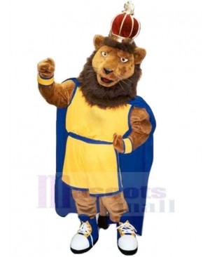 Strong Muscle King Lion Mascot Costume Animal
