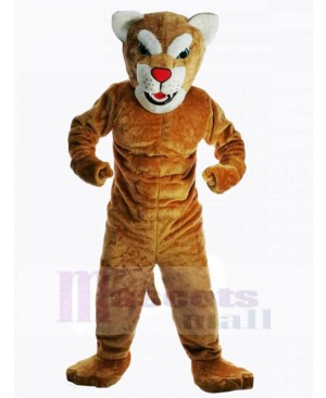 Red Nose Power Leopard Mascot Costume Animal
