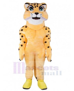 Top Quality Muscle Leopard Mascot Costume Animal
