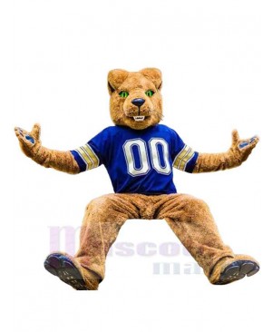 Light Brown Sport Panther Mascot Costume Animal