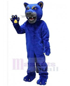Royal Blue Panther Mascot Costume Animal