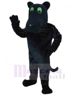 Cartoon Black Panther Mascot Costume Animal